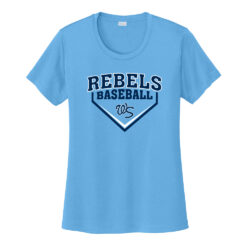 Rebels Ladies Wicking T-Shirt